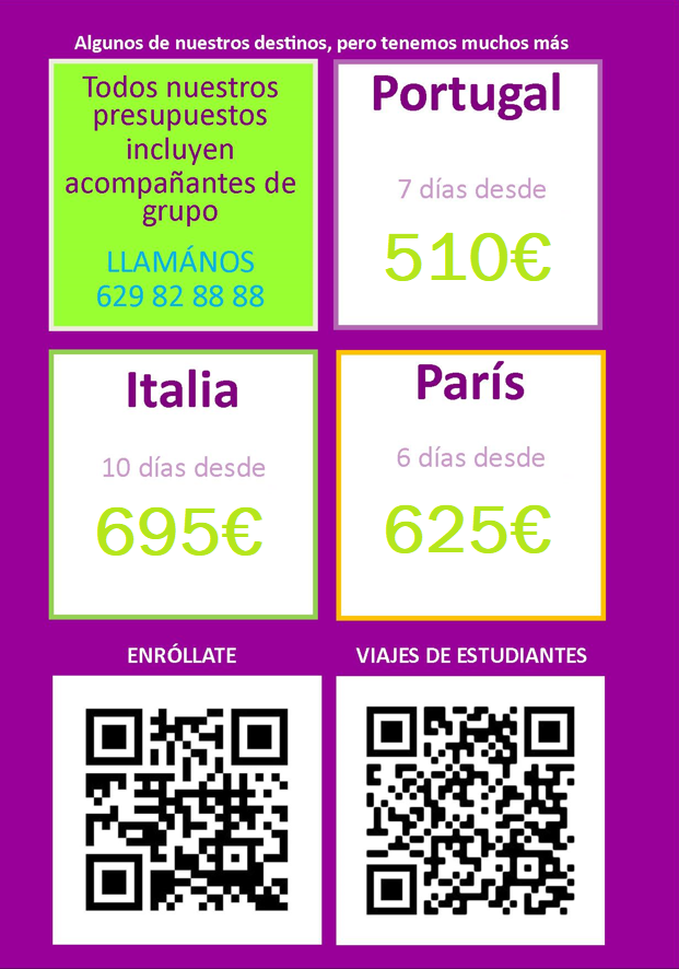 PRECIOS estudiantes 2026