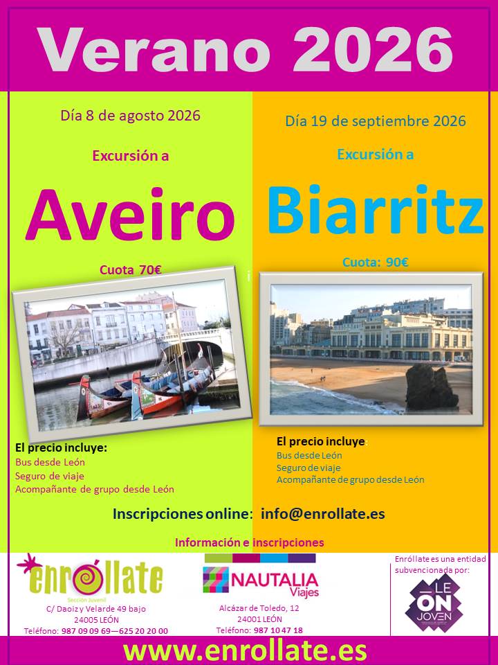 Cártel verano 2026